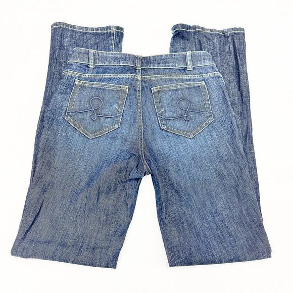Lilly Pulitzer Main Line Fit Flare Dark Wash Denim Jeans Size 6 - Picture 5 of 8